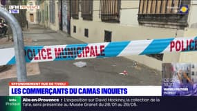 Immeubles effondrés à Marseille: les commerçants du Camas inquiets