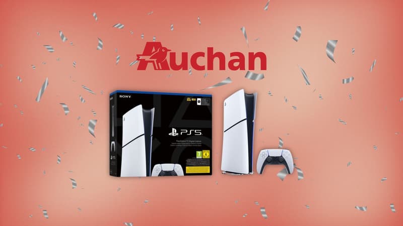 Plus besoin d'attendre, Auchan casse le prix de la PS5 Slim à moins de 350 euros