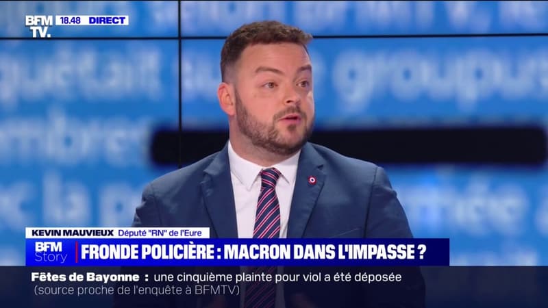 Kevin Mauvieux (RN): l'objectif d'Emmanuel Macron, Gérald Darmanin et le préfet de police de Paris 