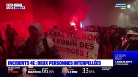 Incidents 4ème : deux personnes interpellées