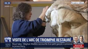 L'Arc de Triomphe est désormais restauré après avoir été saccagé