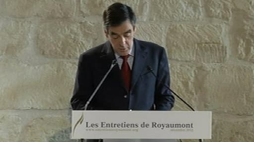 François Fillon, dimanche après-midi à Royaumont