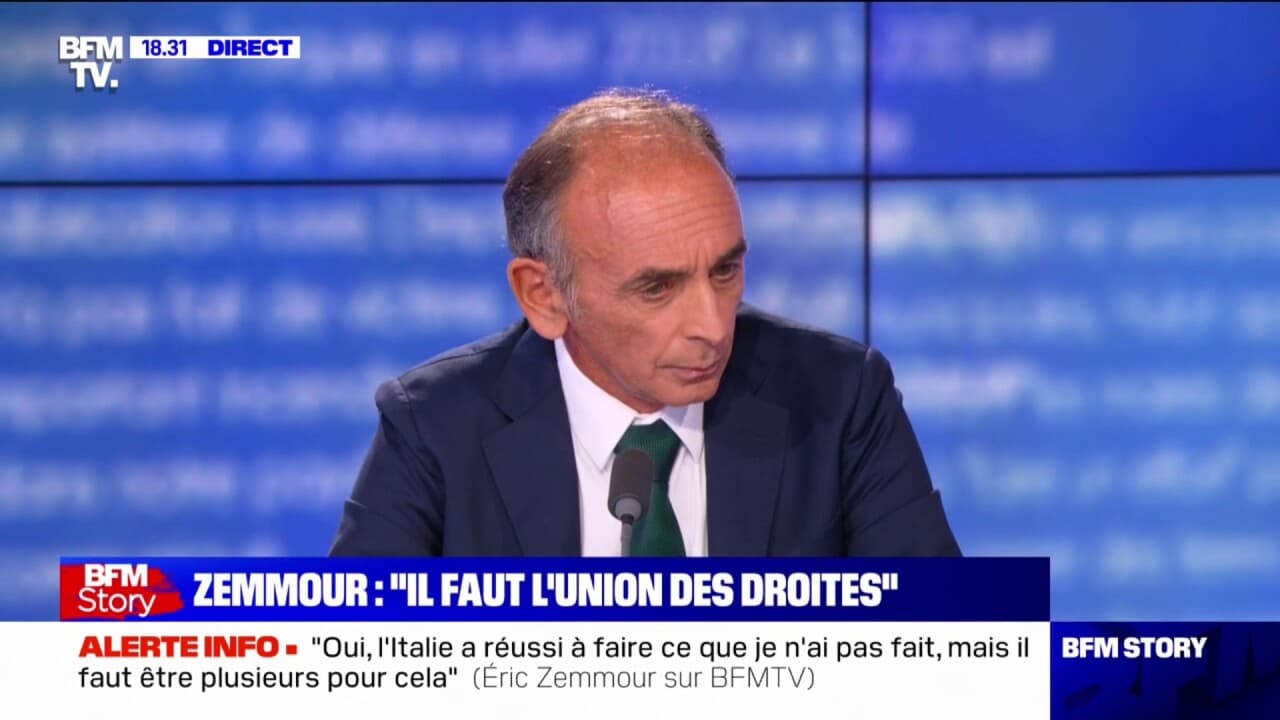 Éric Zemmour "L'élection présidentielle française a été percutée par