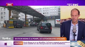 30 centimes de moins à la pompe, les automobilistes soulagés