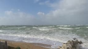 Tempête Miguel : mer agitée à Ars-en-Ré (Charente-Maritime) - Témoins BFMTV