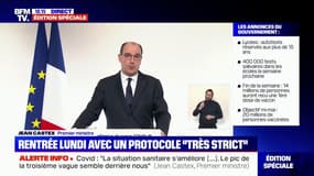Jean Castex: "Compte tenu du contexte sanitaire encore fragile", les réouvertures se feront "par étapes"