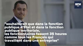 Gérald Darmanin veut que les fonctionnaires travaillent 35 heures