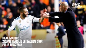 Real Madrid : Zidane évoque le Ballon d’Or pour Benzema