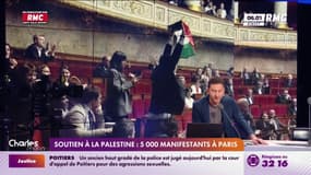 Drapeau Palestinien à l'Assemblée: Sébastien Delogu exclu