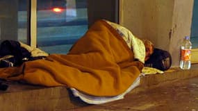 Une personne sans-abri (photo d'illustration)