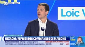 "On veut se diversifier": Loïc Vandromme, DG d'Hexaom, explique vouloir "être moins dépendant" de la construction de maisons individuelles