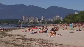 Une plage canadienne ensoleillée.