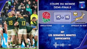 Angleterre 15-16 Afrique du Sud: Les Boks arrachent leur place en finale, le replay RMC 