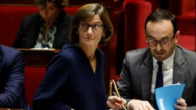 La ministre de la Santé Agnès Firmin Le Bodo, le 20 décembre 2023 à l'Assemblée nationale à Paris 
