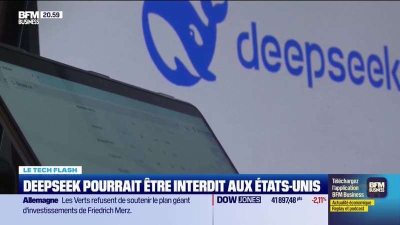 Le Tech Flash : DeepSeek pourrait être interdit aux États-Unis, par Léa Benaim - 10/03