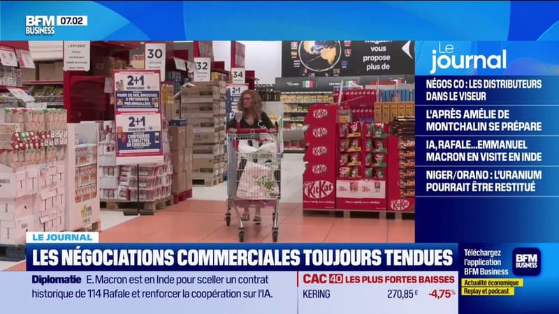 Les négociations commerciales toujours tendues
