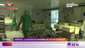 Hôpital : la baisse du nombre de lits se poursuit