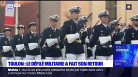 Le défilé militaire a fait son grand retour dans les rues de Toulon