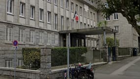 L'hôtel de police de Brest (Finistère).