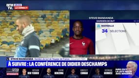 Steve Mandanda à propos de Karim Benzema: "Vu le niveau qu'il a, ce sera forcément un plus pour l'équipe de France"