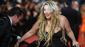 Loana arrive le 12 mai 2018 pour la projection du film "3 Faces (Se Rokh)" à la 71e édition du Festival de Cannes, dans le sud de la France.

