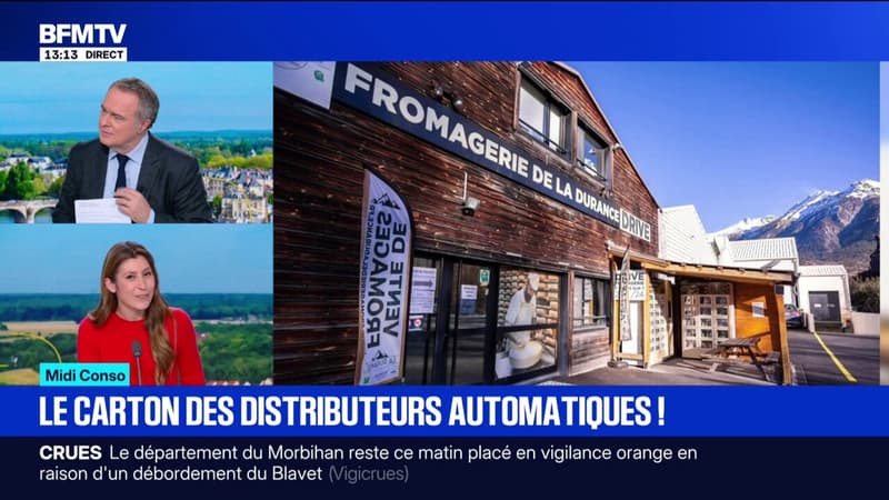 Pizza, fleurs, pain...Le carton des distributeurs automatiques