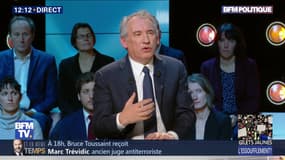 Gilets jaunes : "Il y a eu des réponses (...) mais les problèmes ne sont pas résolus pour autant", François Bayrou