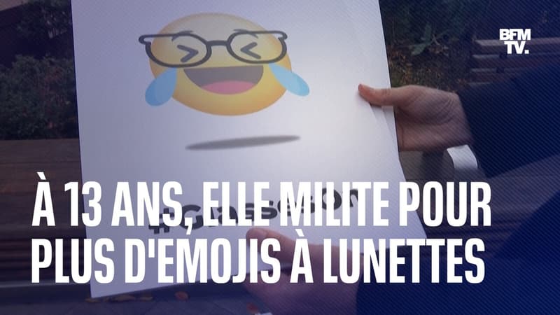 À 13 ans, cette Britannique milite pour plus d'emojis à lunettes