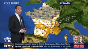 La météo pour ce mardi 15 janvier 2019