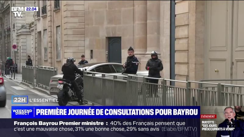 Gérard Larcher, Yaël Braun-Pivet, Marc Fesneau... première journée de consultation pour François Bayrou