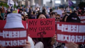 La législation très stricte en matière d'avortement en Corée du Sud est régulièrement contestée (Ici le 7 juillet 2018)