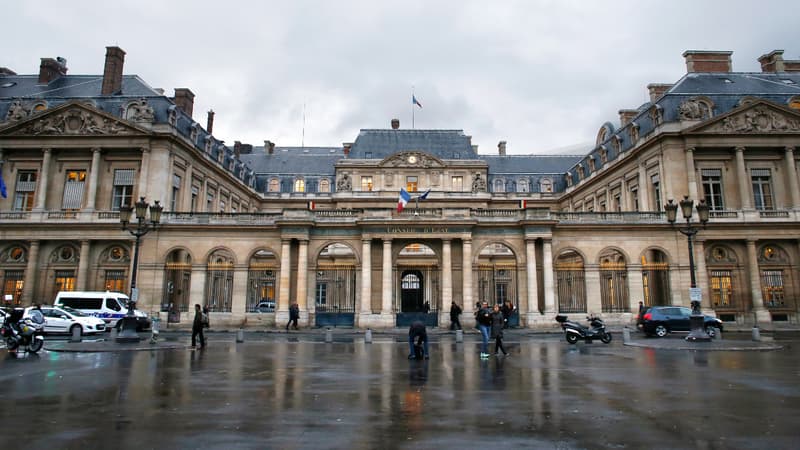 La façade du conseil d'Etat, le 9 janvier 2014