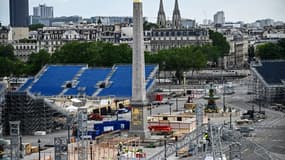 La place de la Concorde à Paris le 4 juin 2024