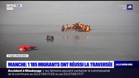 Manche: 1185 migrants ont réussi à rejoindre les côtes britanniques jeudi