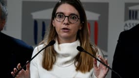 Aurore Bergé à l'Assemblée nationale le 11 janvier 2023