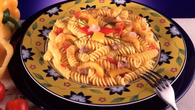 Un plat de pâtes (illustration)