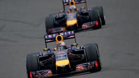 Sebastien Vettel et Daniel Ricciardo