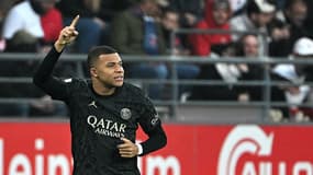 Kylian Mbappé auteur d'un triplé avec le PSG, 12e journée de L1, 11 novembre 2023