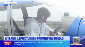 Calvados: à 16 ans, Lucas effectue son premier vol en solitaire et devient le plus jeune pilote d'Europe