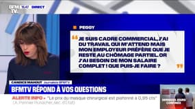 Mon employeur veut que je reste en chômage partiel mais j'ai besoin de mon salaire complet, que puis-je faire? BFMTV répond à vos questions