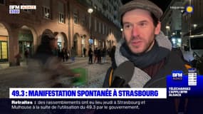 Réforme des retraites: après le 49.3, les Strasbourgeois dans la rue