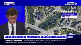 Strasbourg: le campement de migrants du quai Dietrich évacué demain