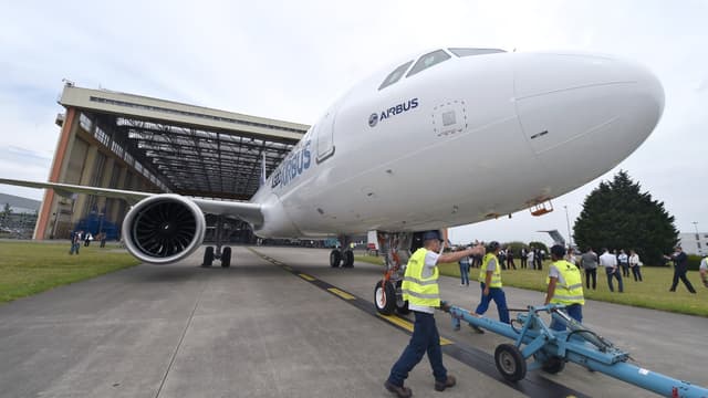 Le premier A320 neo a été livré à la compagnie Lufthansa. 
