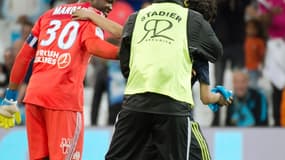 OM : un rappel à la loi pour son câlin à Mandanda