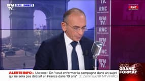 Éric Zemmour: "Il faut faire attention à ce que les sanctions infligées à Vladimir Poutine, ne se retournent pas contre les Français