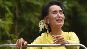 Aung San Suu Kyi, le 24 octobre 2015. - Romeo Gacad - AFP