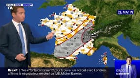 La météo pour ce mercredi 9 octobre 2019