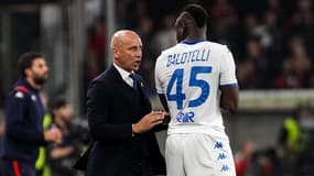 Eugenio Corini et Mario Balotelli