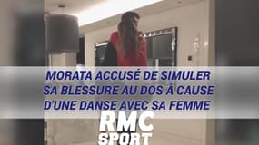 Morata accusé de simuler sa blessure au dos à cause d'une danse avec sa femme (mais l'Espagnol réagit)