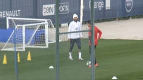 Neymar à l'entraînement